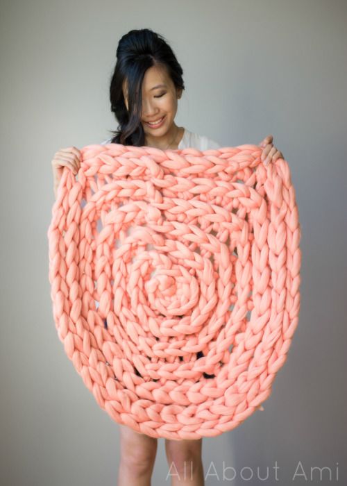 Объемный коврик крючком-легкое провисание коврика