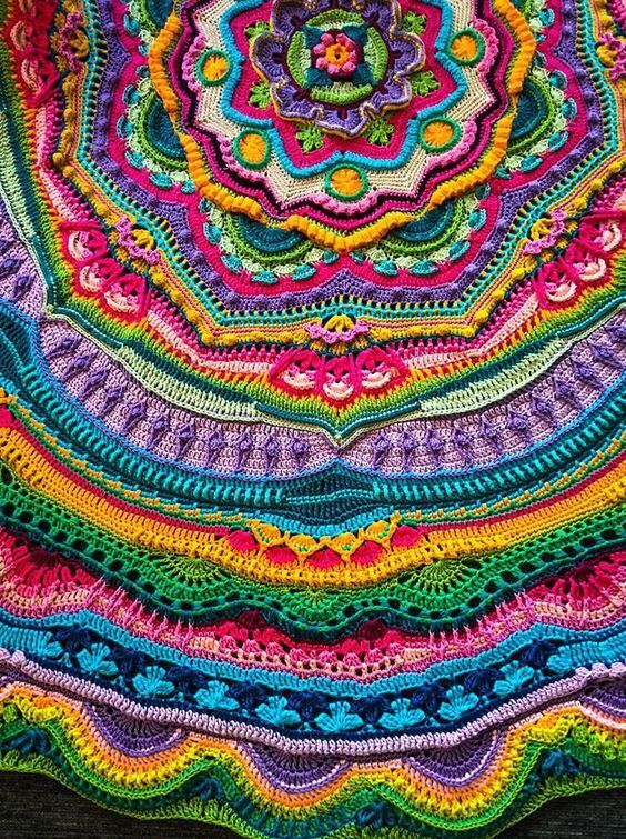 Многоцветное вязание 1